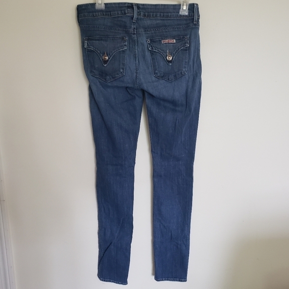 Hudson Collin Flap Distressed Skinny Jeans Size 27 Blue - Picture 7 of 11